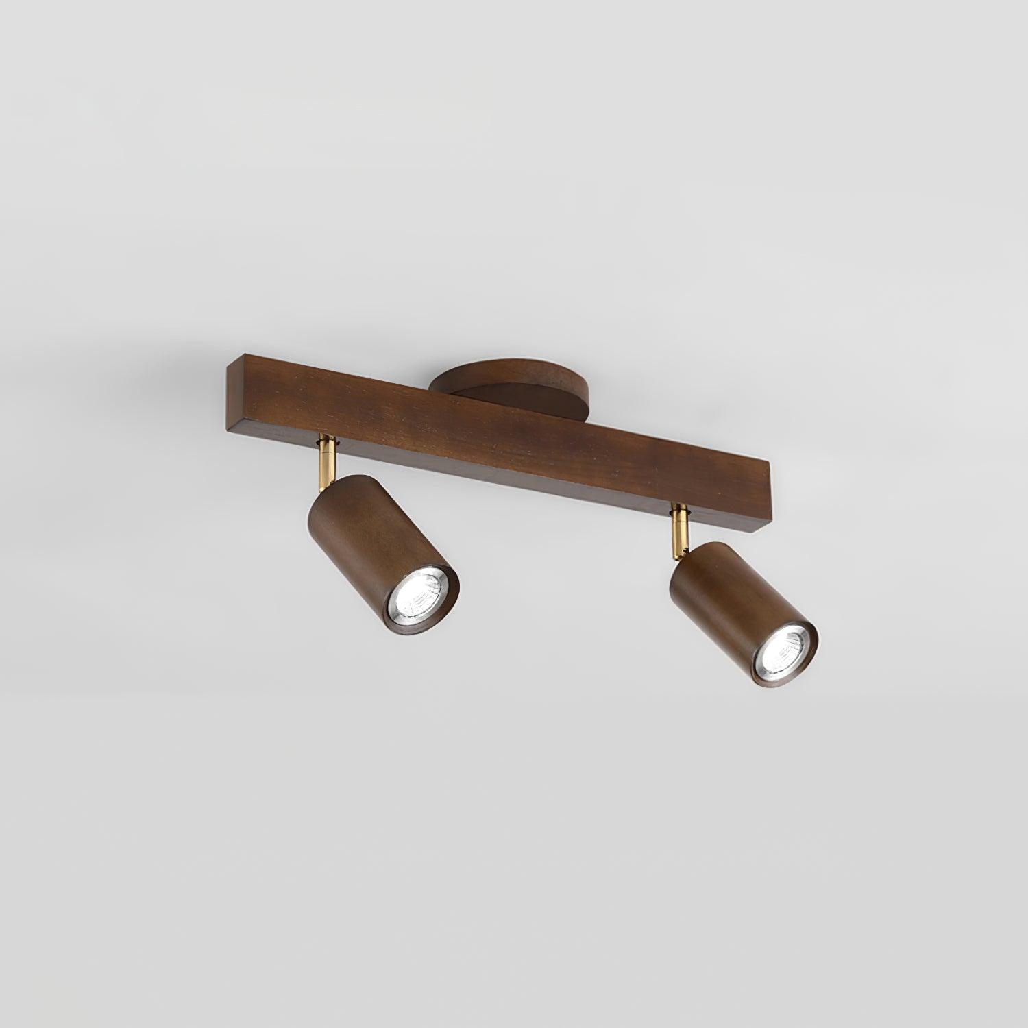 Veril Track Lighting Spotlight Wood