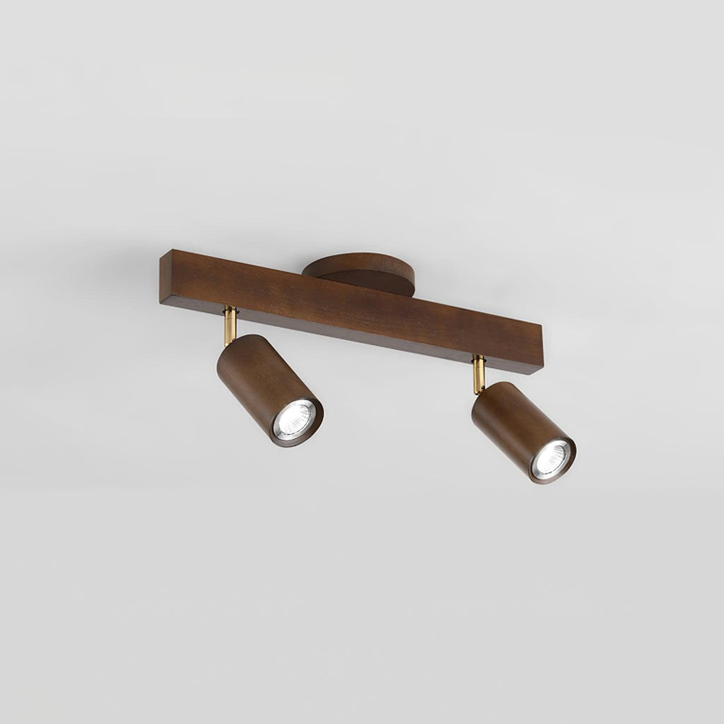 Veril Track Lighting Spotlight Wood