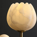 Ralin Alabaster Flowers Wall Lamp