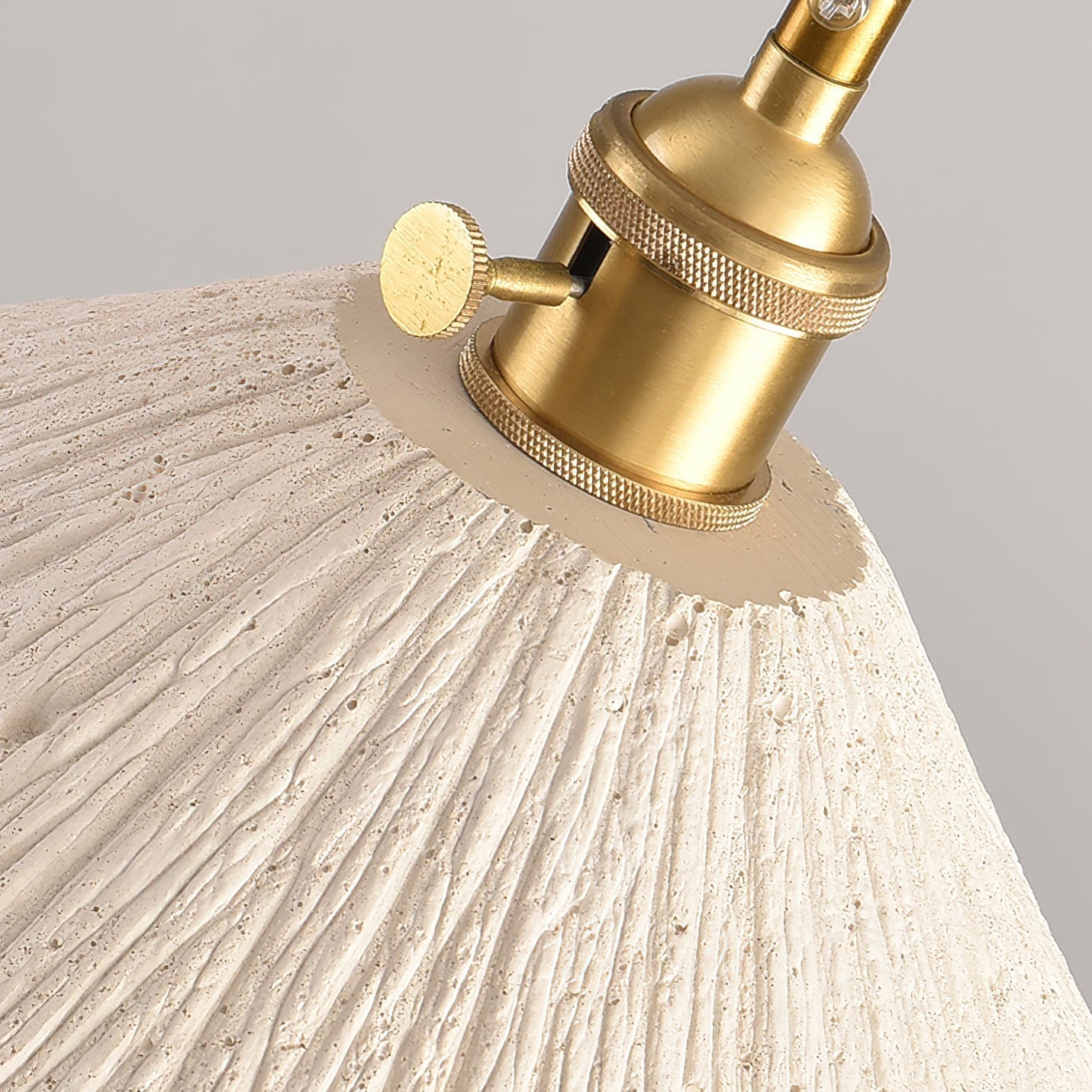 Kirae Textured Pendant Lights Cement