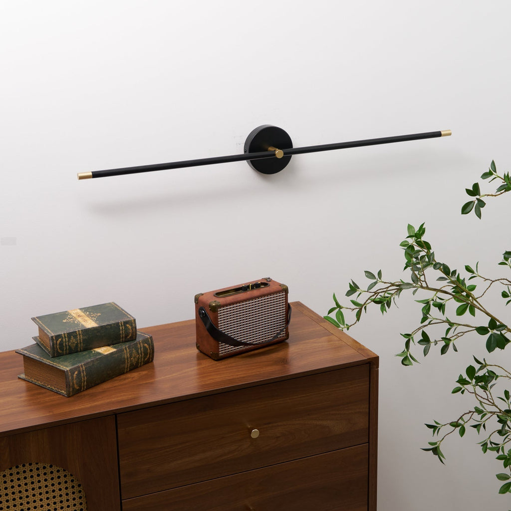 Modern Style Double Stem Linear Minimalist Wall Light