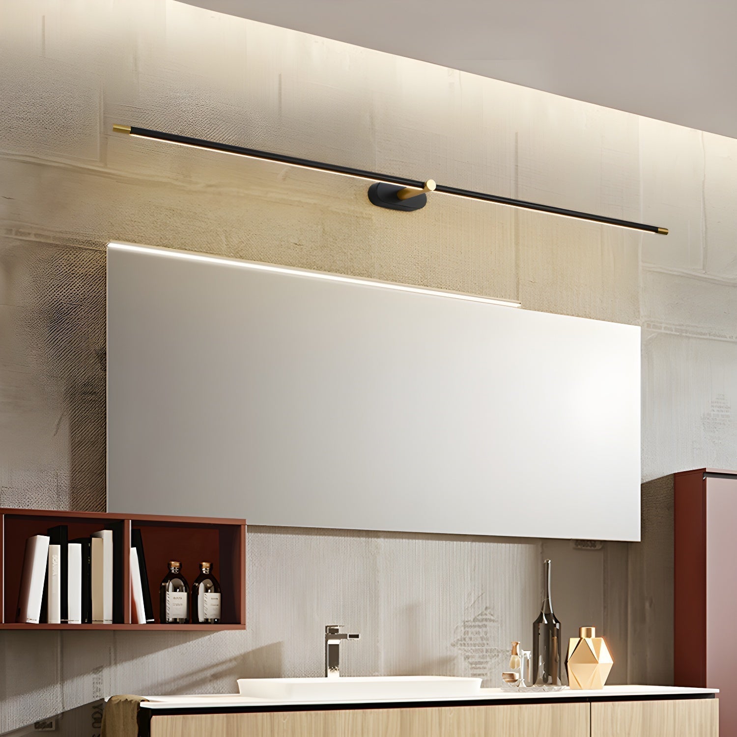 Flano Minimalistic Linear Rechargeable Wall Lamp