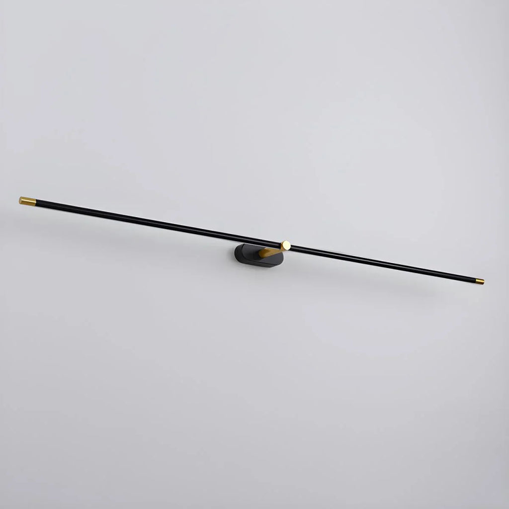 Ivox Minimalist Linear Wall Lamp Gold&Black