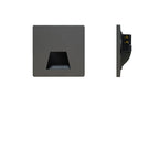 Modern Minimalist Square LED Recessed Wall Lamp 1-Light