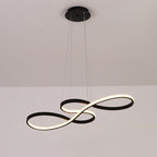 Durell Nordic Linear Suspension Black/White/Gold. Bedroom