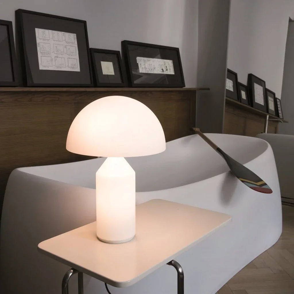 Conn mushroom table lamp