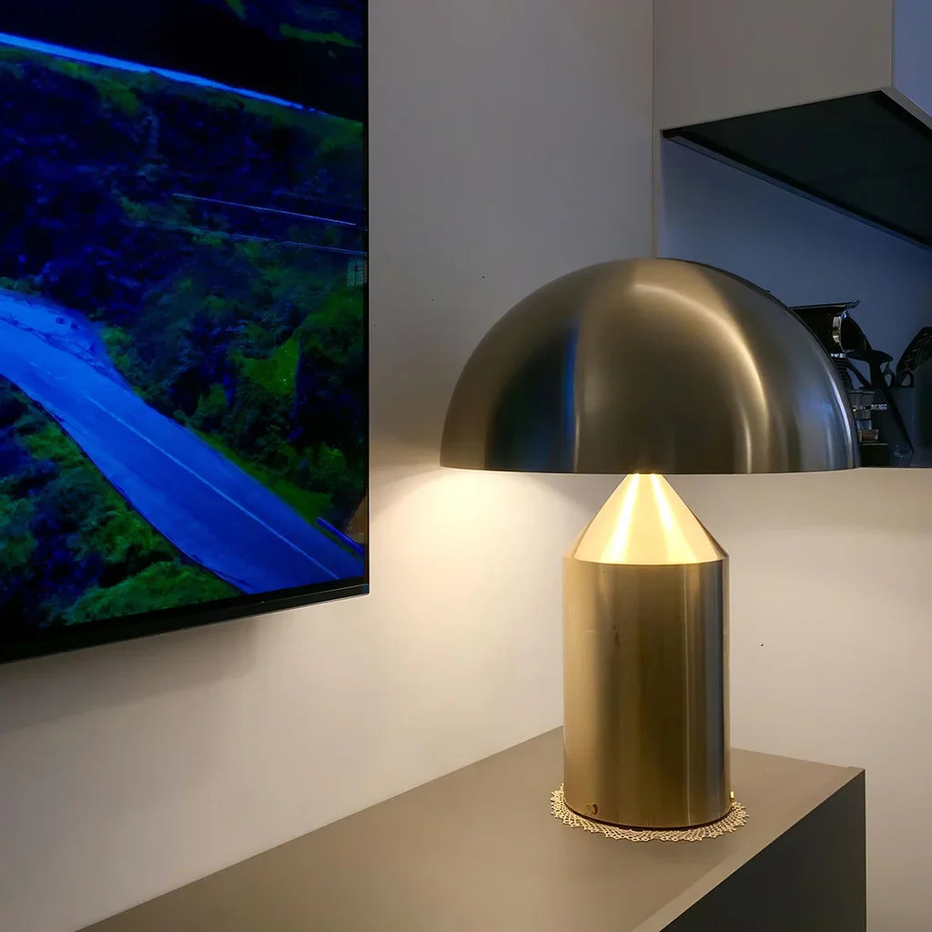 Conn mushroom table lamp