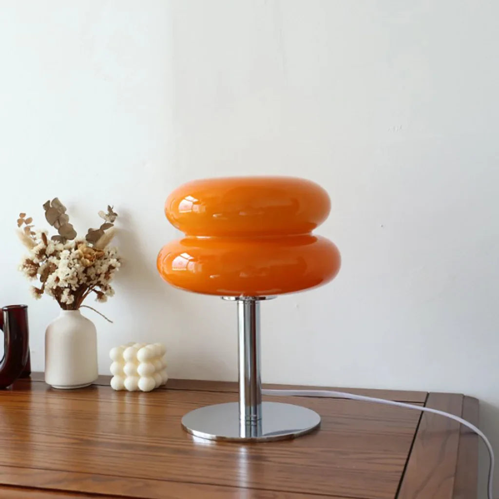 Finn Bauhaus Minimalist Glass Table Lamp