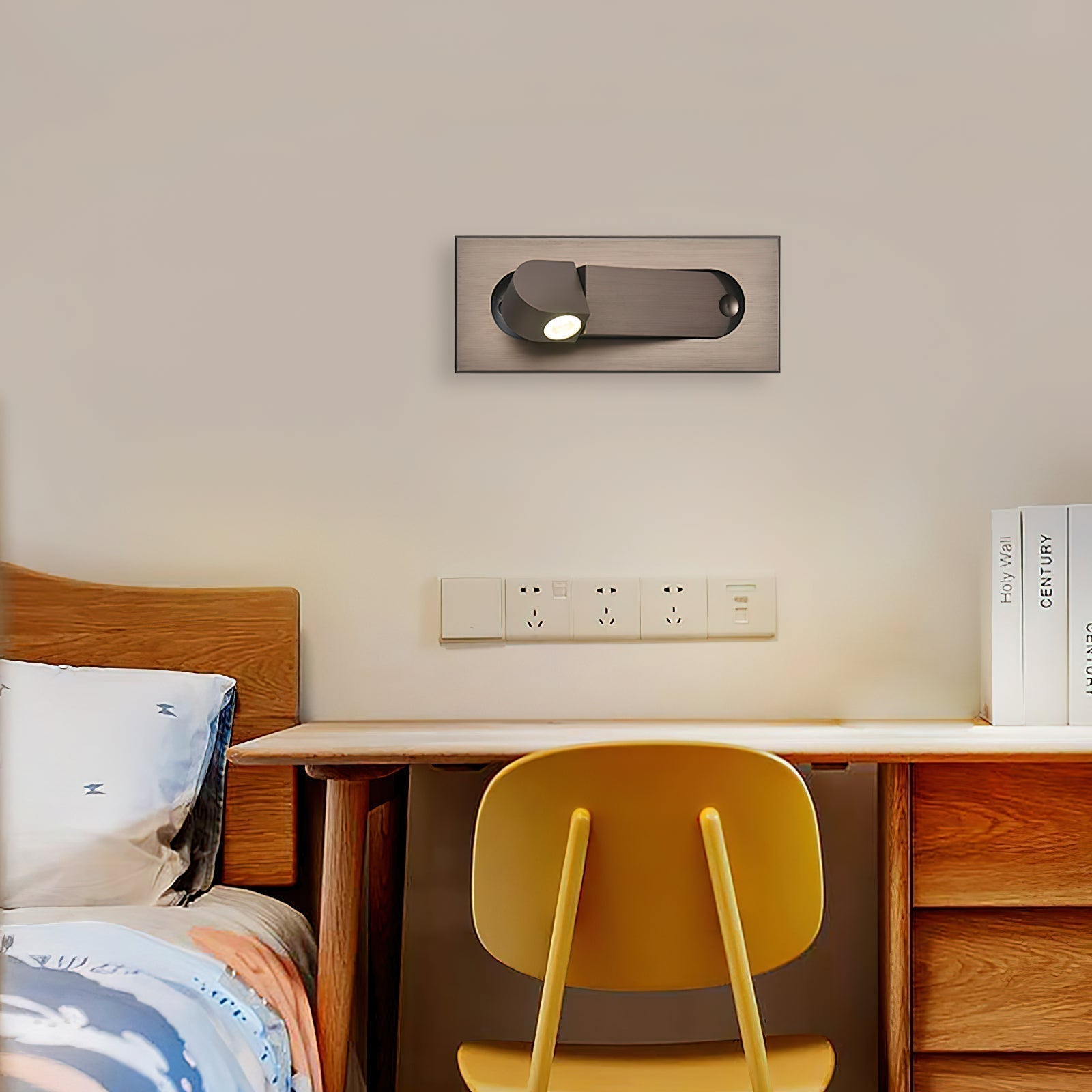 Modern Adjustable LED Reading Lamp for Nightstand