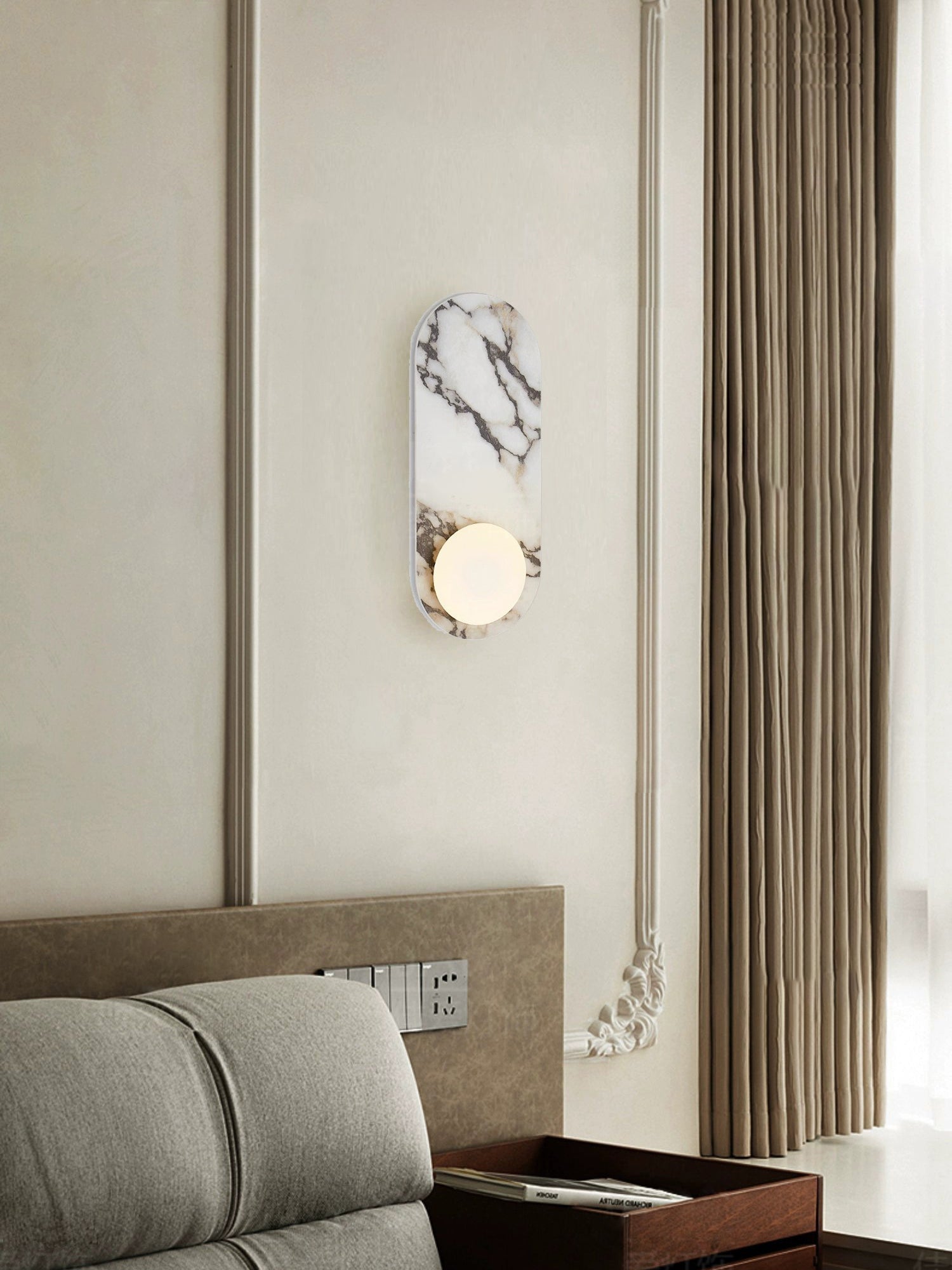 Domil Marble Wall Sconce