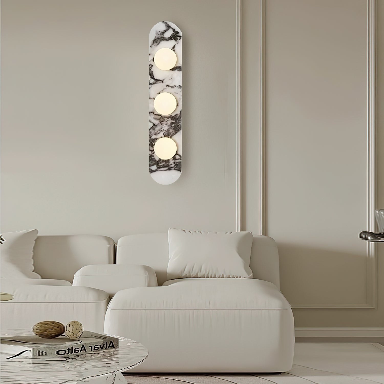 Domil Marble Wall Sconce