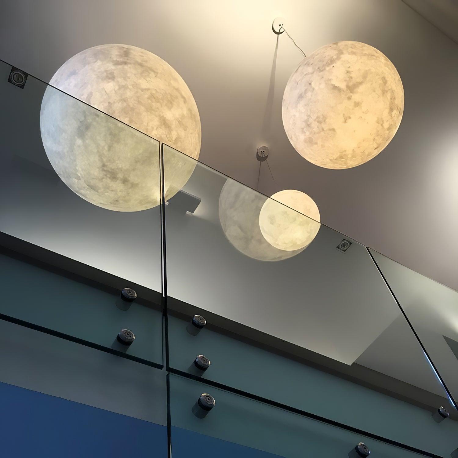 Lunara Minimalist Moon Suspension