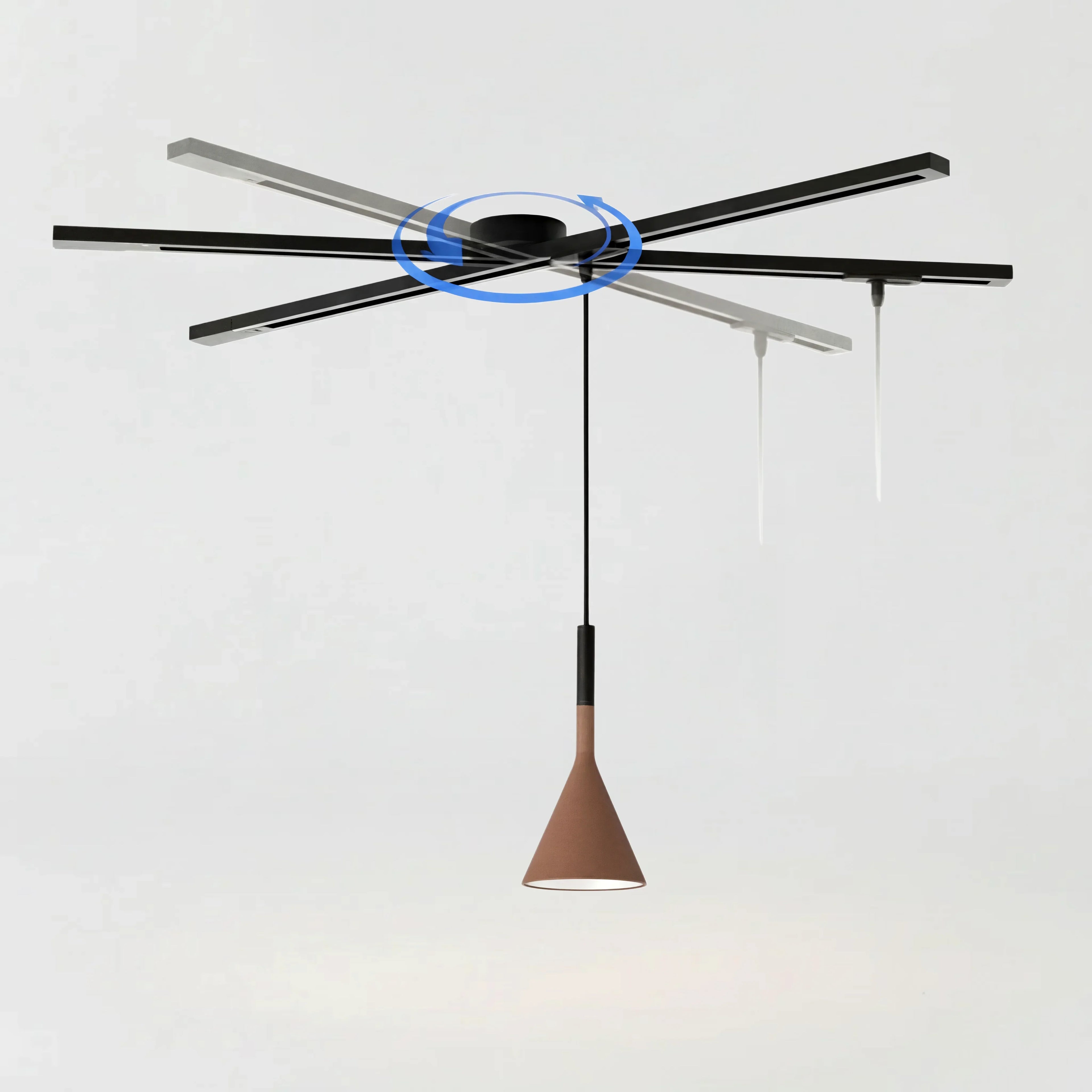 Morris Rotatable Movable Ceiling Rail for Pendant Light