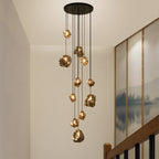 Nordic Villa Staircase Chandelier