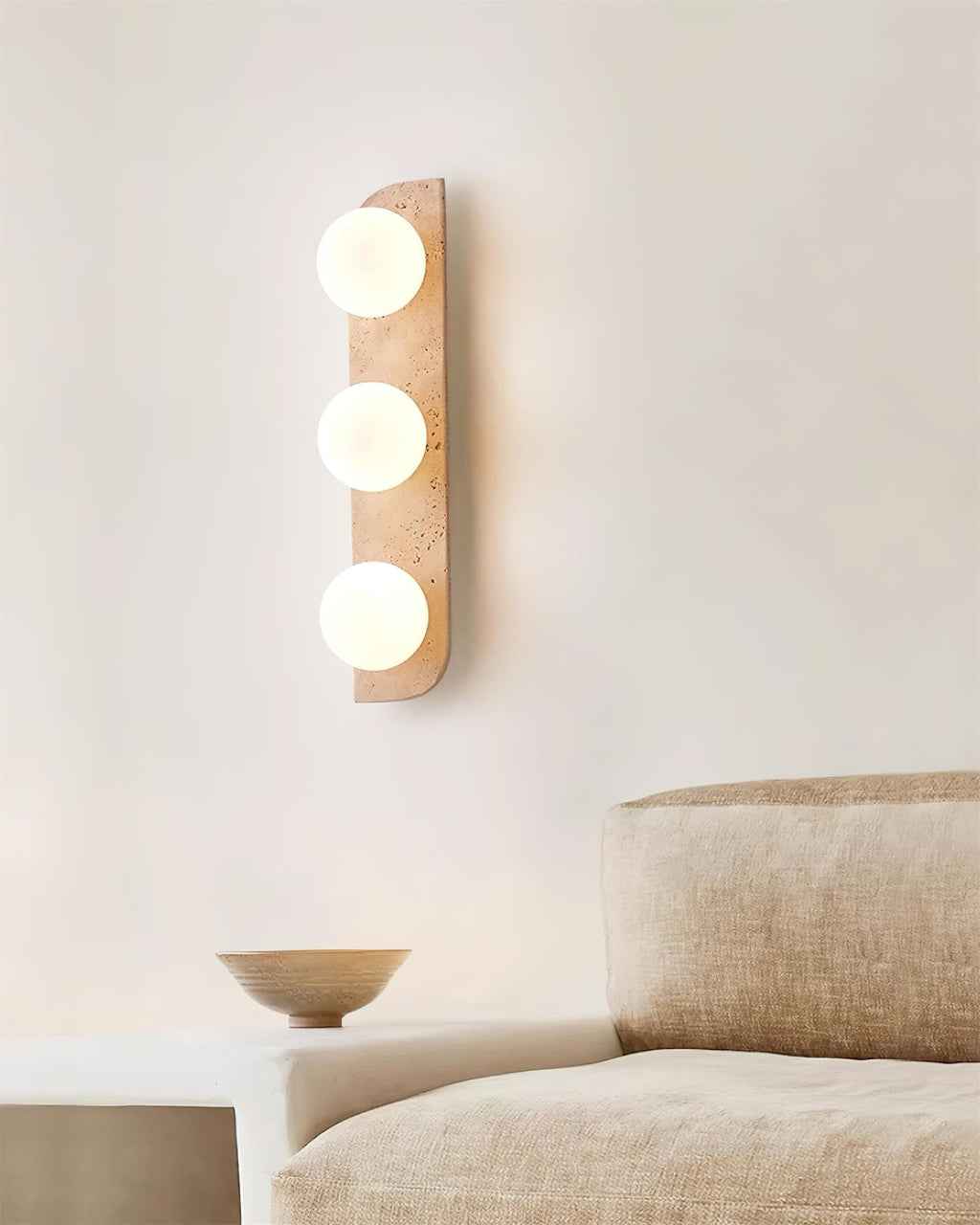 Ritta Travertine Wall Lamp