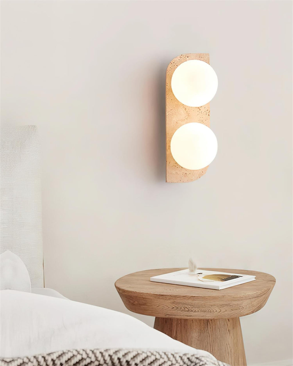 Ritta Travertine Wall Lamp