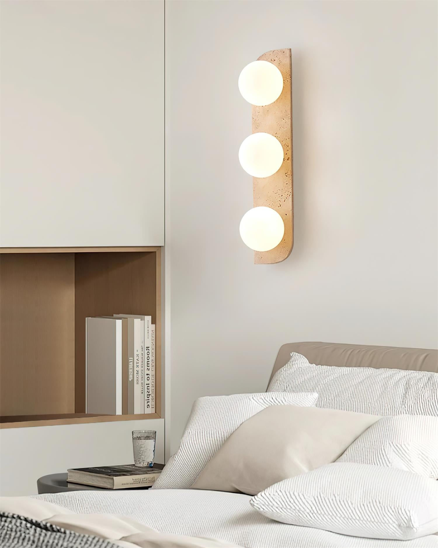 Ritta Travertine Wall Lamp
