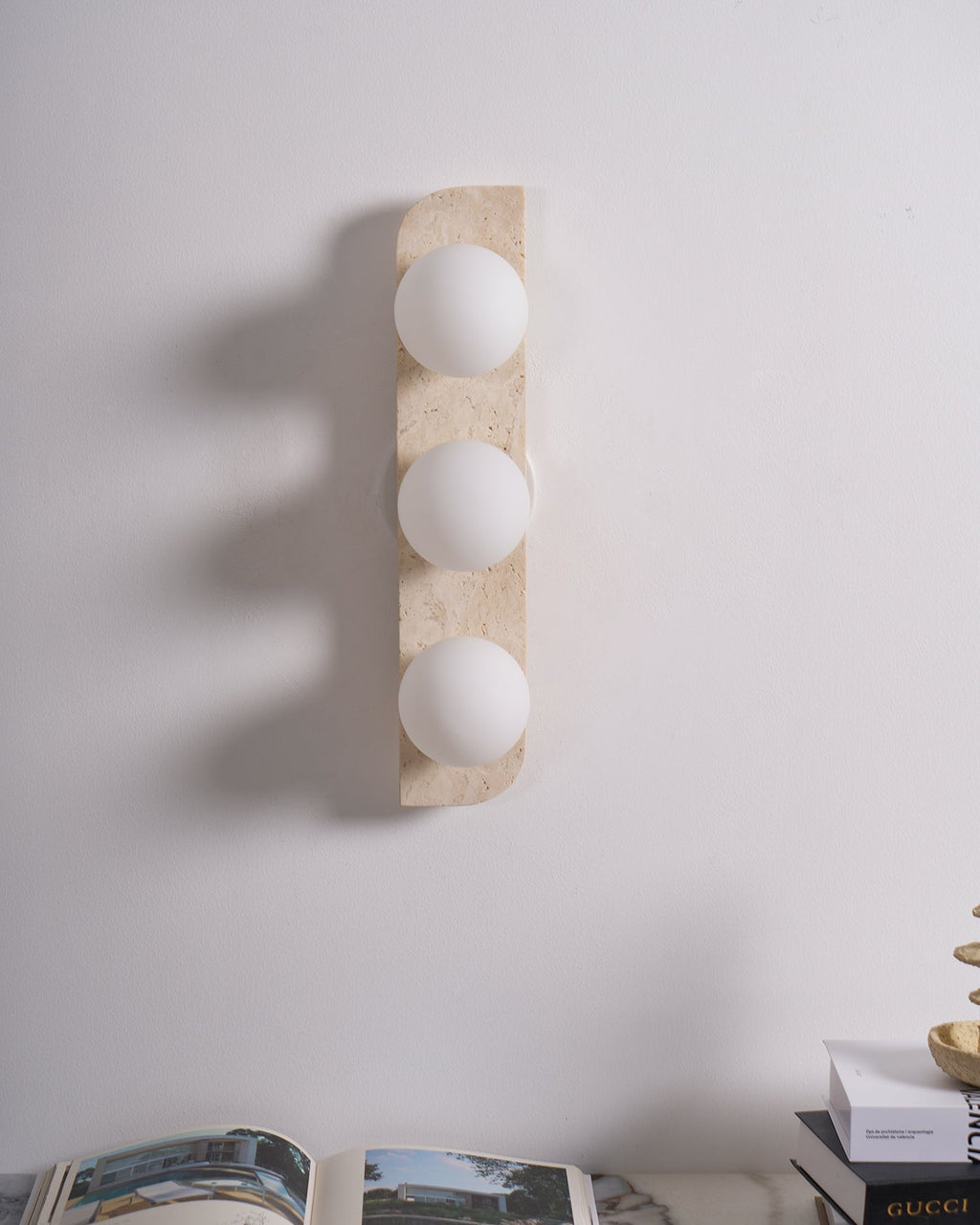 Ritta Travertine Wall Lamp