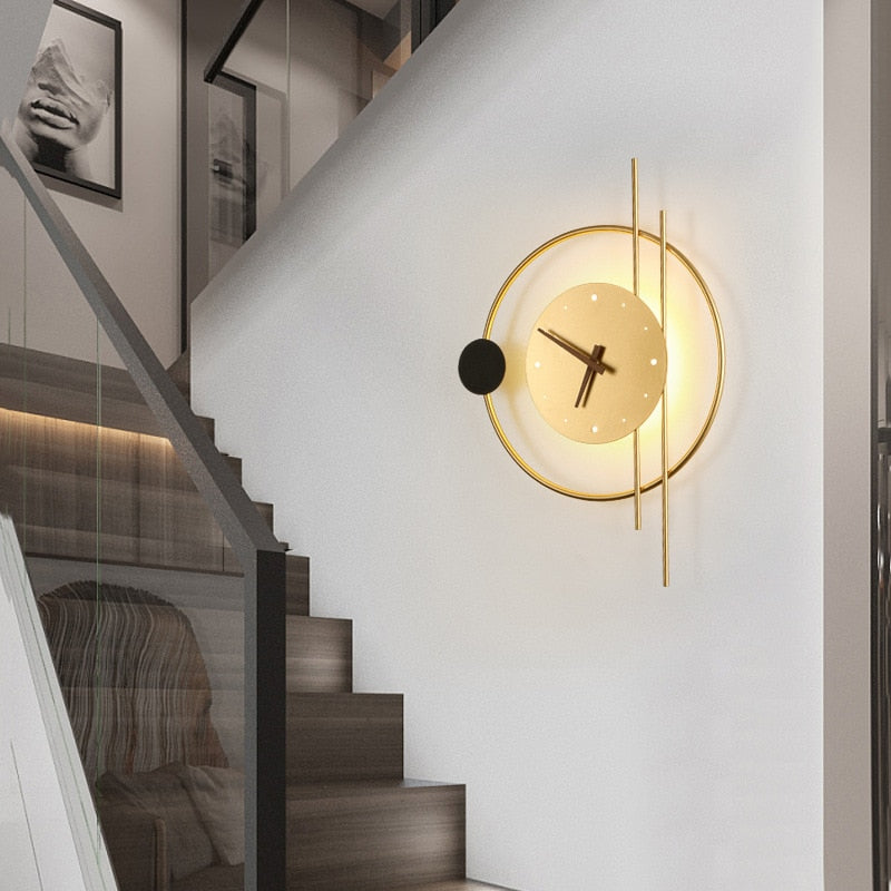 Modern LED Wall Sconce. Bedroom. Black/Gold