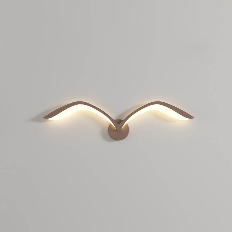 Nordic Minimalist Seagull 1-Light LED Wall Sconce Lamp