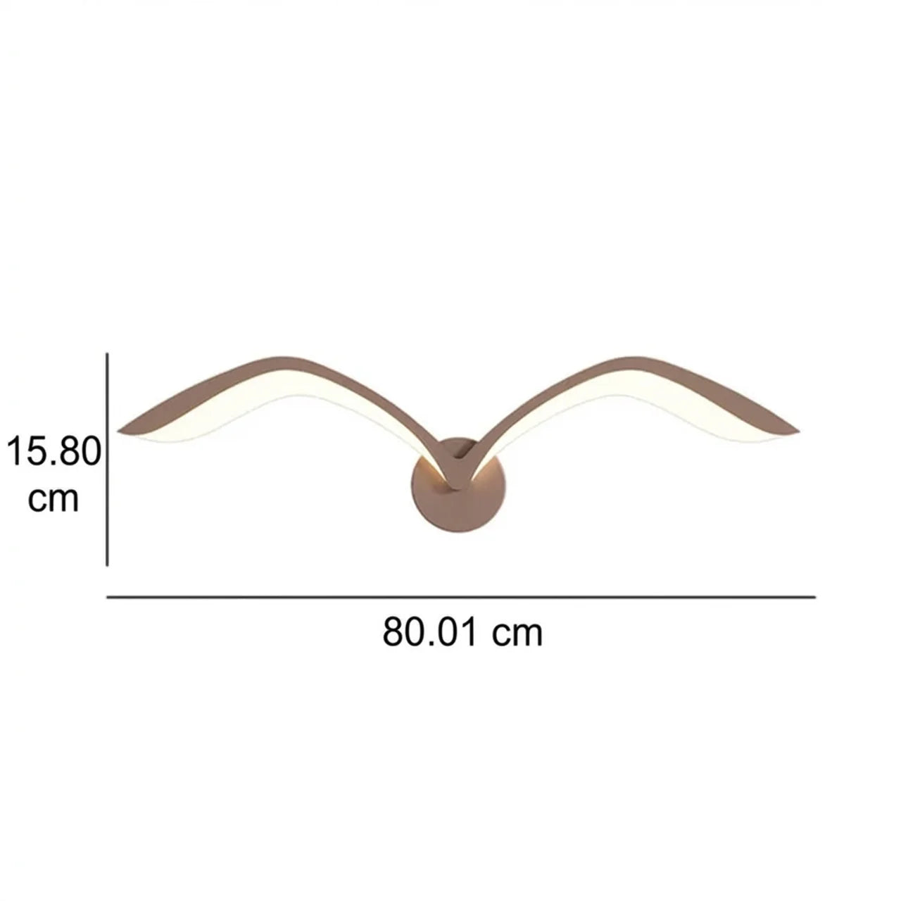 Nordic Minimalist Seagull 1-Light LED Wall Sconce Lamp