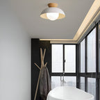 Modern Minimalist Glass Dome LED Ceiling Light 1-Light
