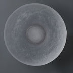 Modern Minimalist Resin Round Wall Sconce LED 1-Light