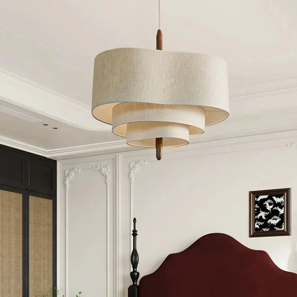 Nysorin Scandinavian Fabric Layered Pendant Light