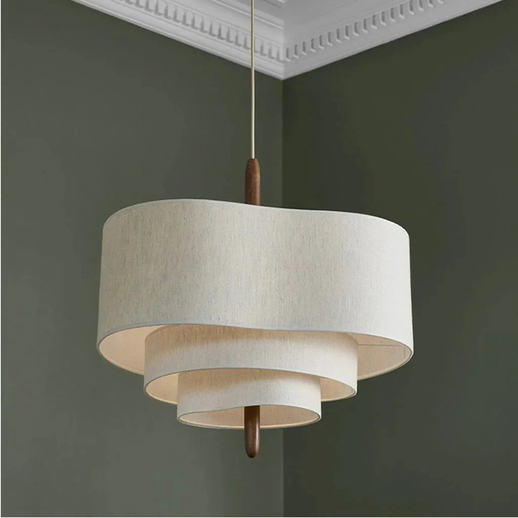Nysorin Scandinavian Fabric Layered Pendant Light