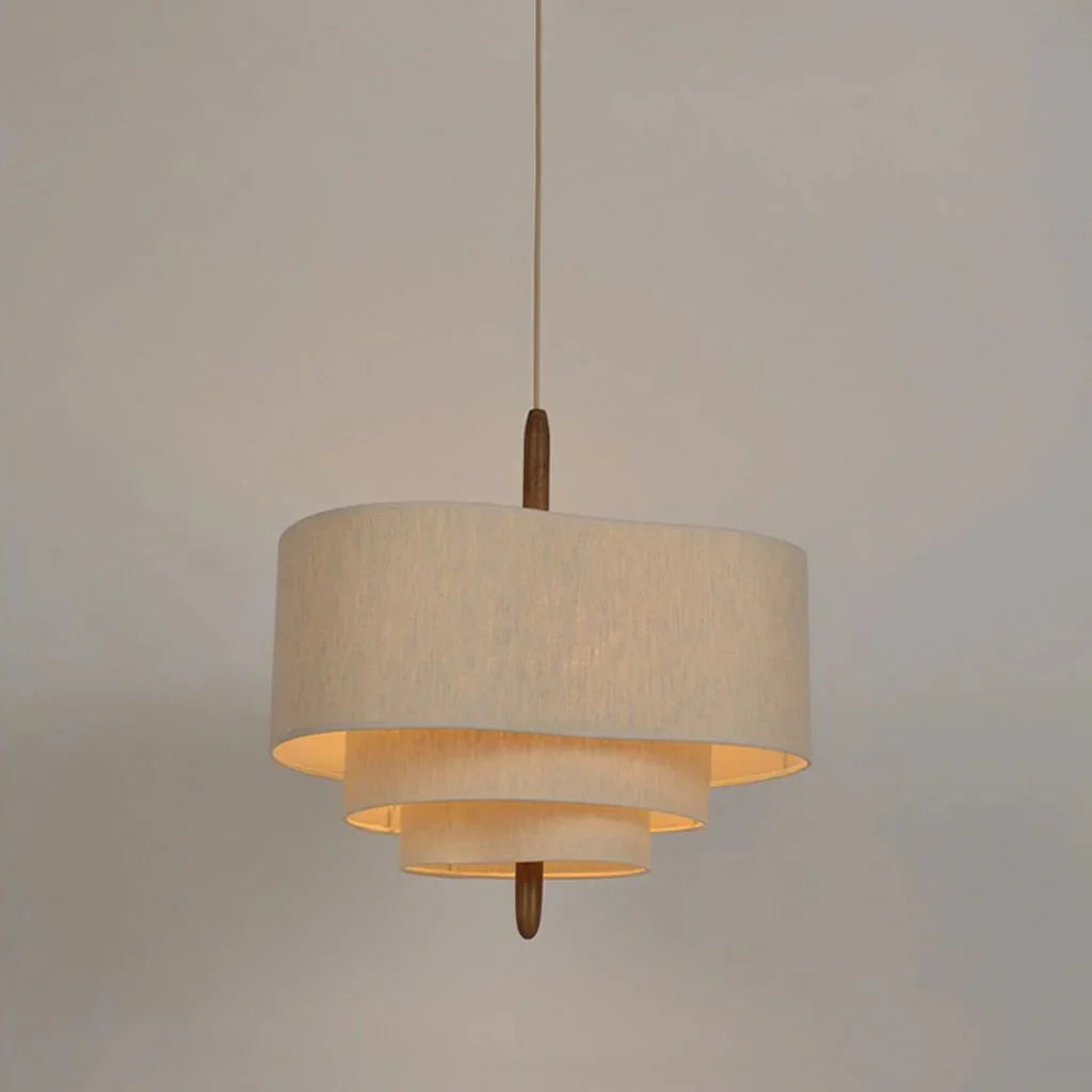 Nysorin Scandinavian Fabric Layered Pendant Light
