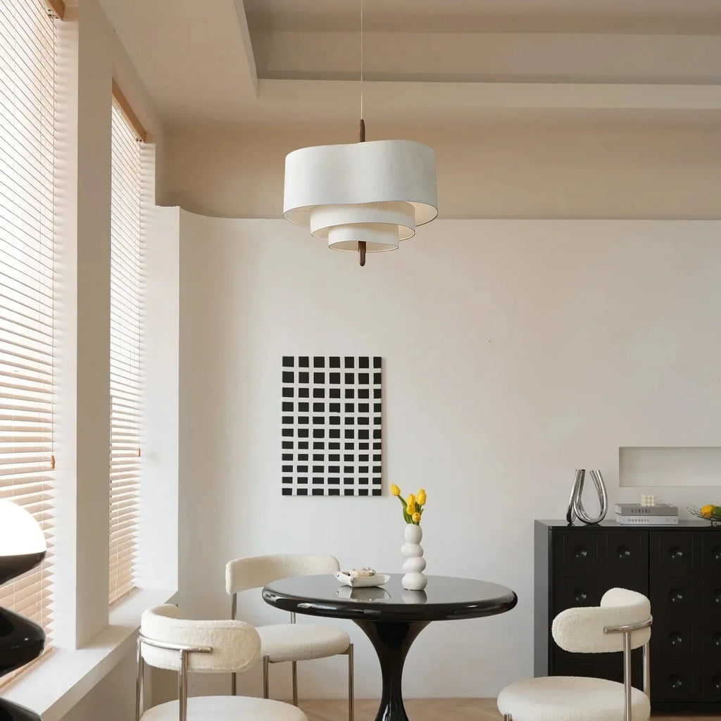 Nysorin Scandinavian Fabric Layered Pendant Light