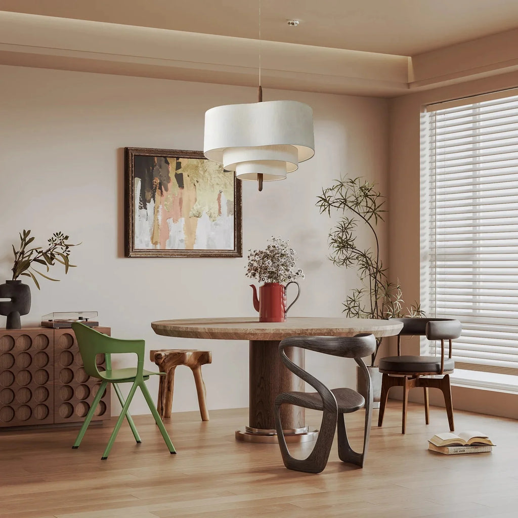 Nysorin Scandinavian Fabric Layered Pendant Light