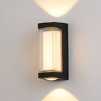 Nordic Minimalist Acrylic Rectangular Outdoor Wall Light LED Up-Down