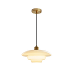 Milky White Glass Pendant Light