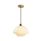 Milky White Glass Pendant Light