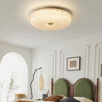 Halo Ceiling Light Ripple Glass