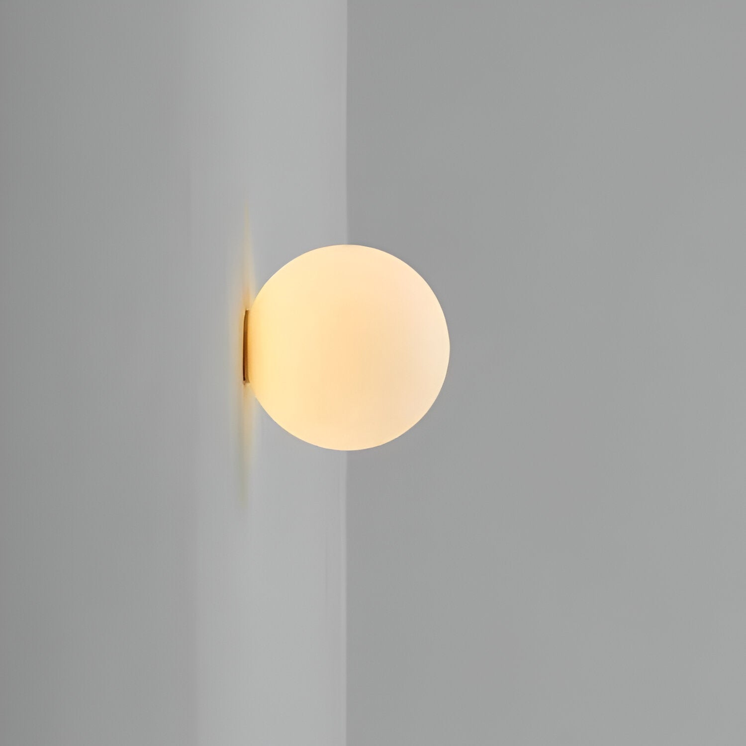 Modern LED Wall Lamp Sphere – Minimalist Wall Sconce for Bedroom, Living Room, and Hallway