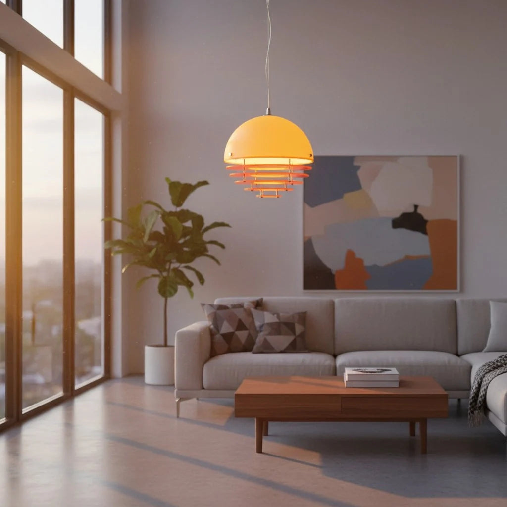 Odin Bauhaus Sunset Glass Pendant Light