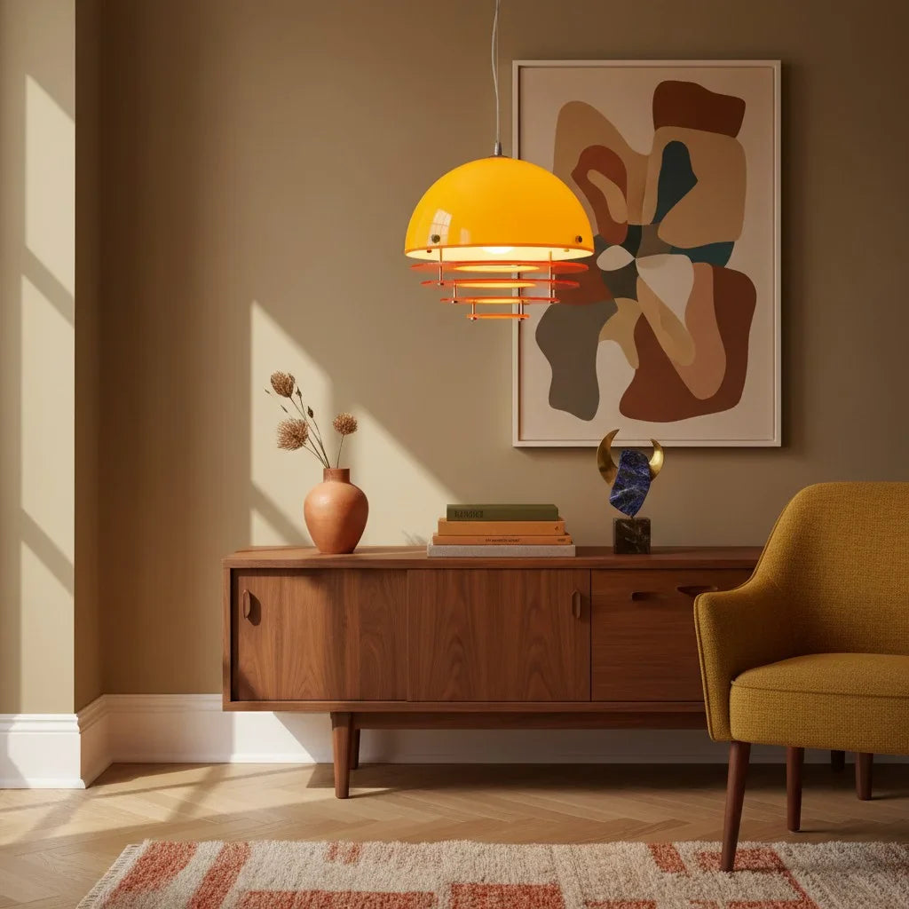 Odin Bauhaus Sunset Glass Pendant Light