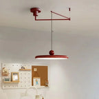 Orion Adjustable Swing Arm Acrylic Disc Pendant Light