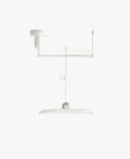 Orion Adjustable Swing Arm Acrylic Disc Pendant Light