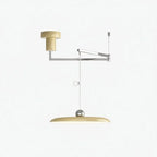 Orion Adjustable Swing Arm Acrylic Disc Pendant Light