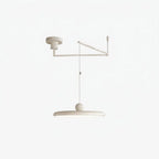 Orion Adjustable Swing Arm Acrylic Disc Pendant Light