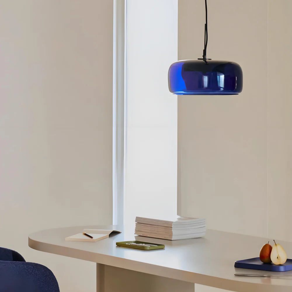 Orithen Modern Round Glass Pendant Light