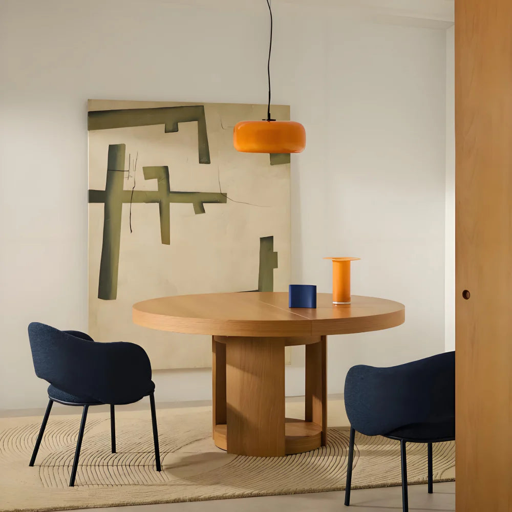 Orithen Modern Round Glass Pendant Light