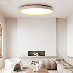 Kathy Travertine Round Ceiling Light