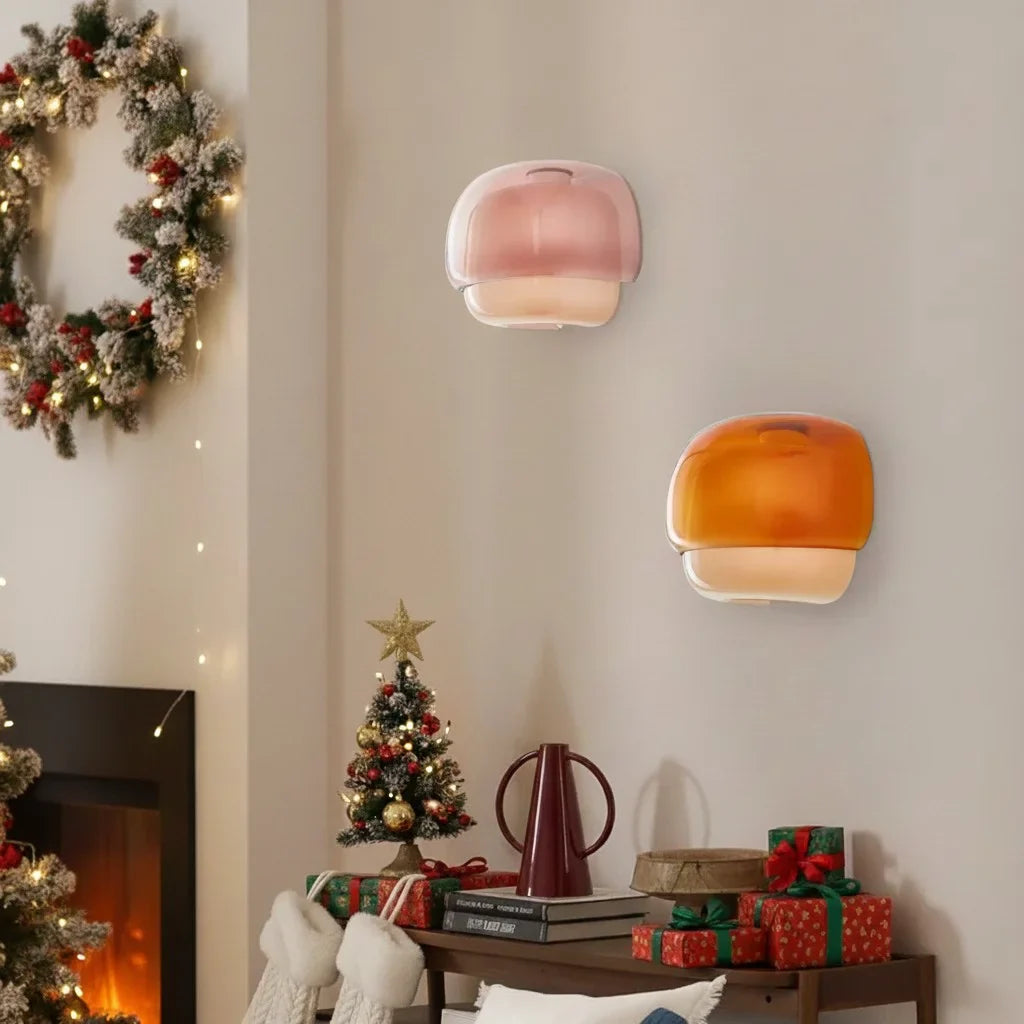 Orvenis Macaron Coloured Glass Wall Light
