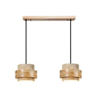 Orvina Travertine Cylinder Pendant - Japandi Stone Kitchen Island