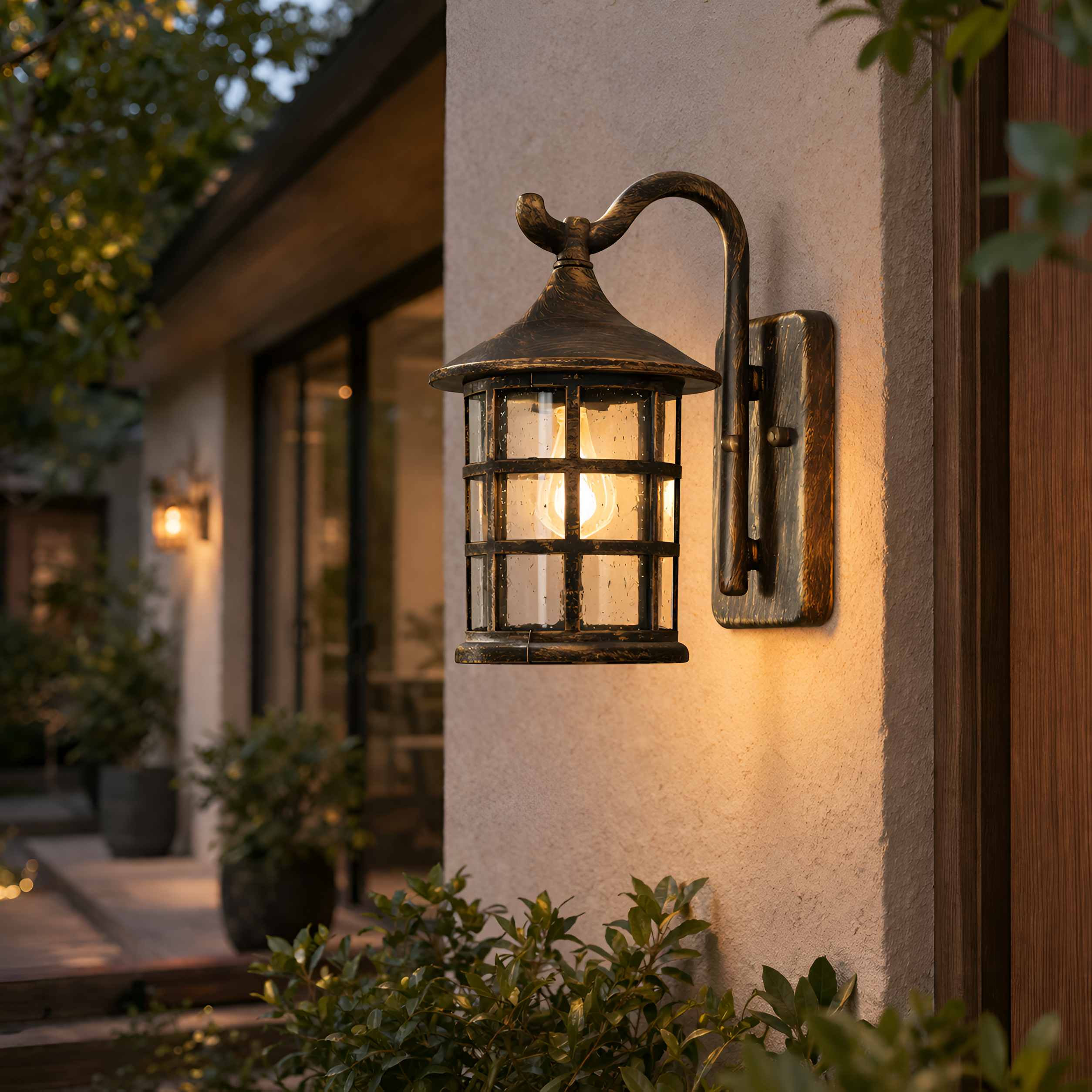 Kirra - Retro Outdoor Waterproof Wall Lamp E27