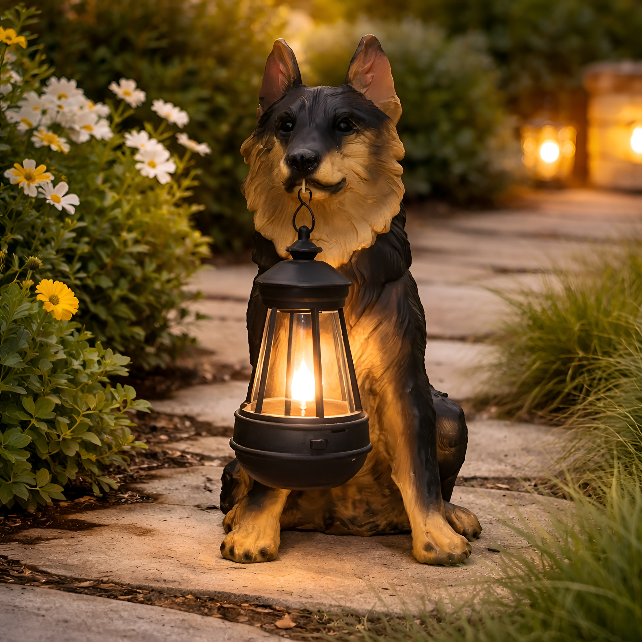 Bravon - Solar Garden Decorative Dog Light